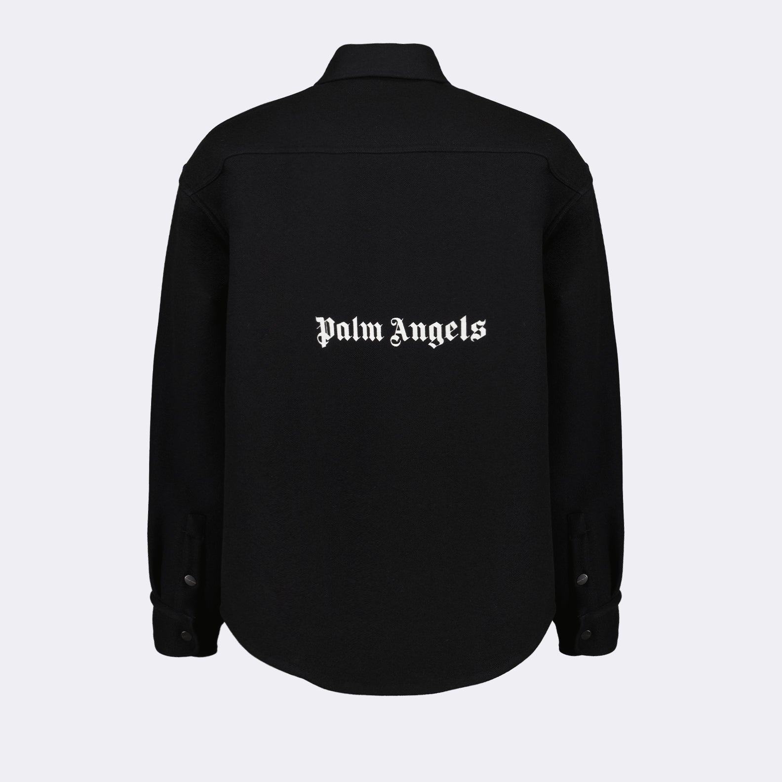 Camisas Chemise en laine Palm Angels Preto Homme