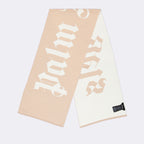 Écharpes, foulards et gants Écharpe à logo Palm Angels Beige Homme