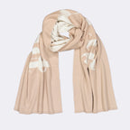 Écharpes, foulards et gants Écharpe à logo Palm Angels Beige Homme