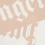 Écharpes, foulards et gants Écharpe à logo Palm Angels Beige Homme