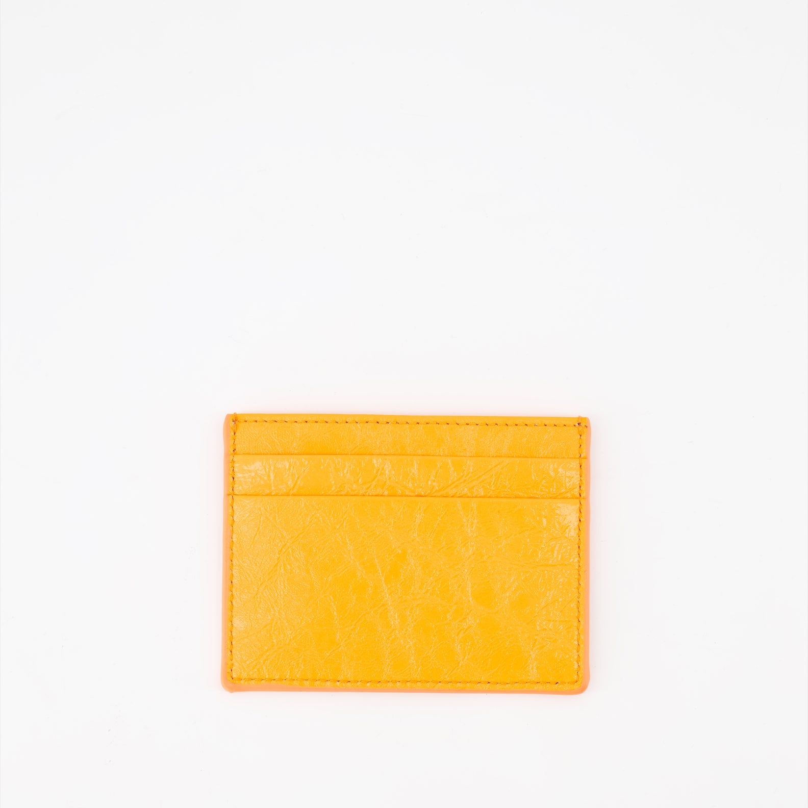 Petite maroquinerie Porte-cartes à logo Palm Angels Orange Homme