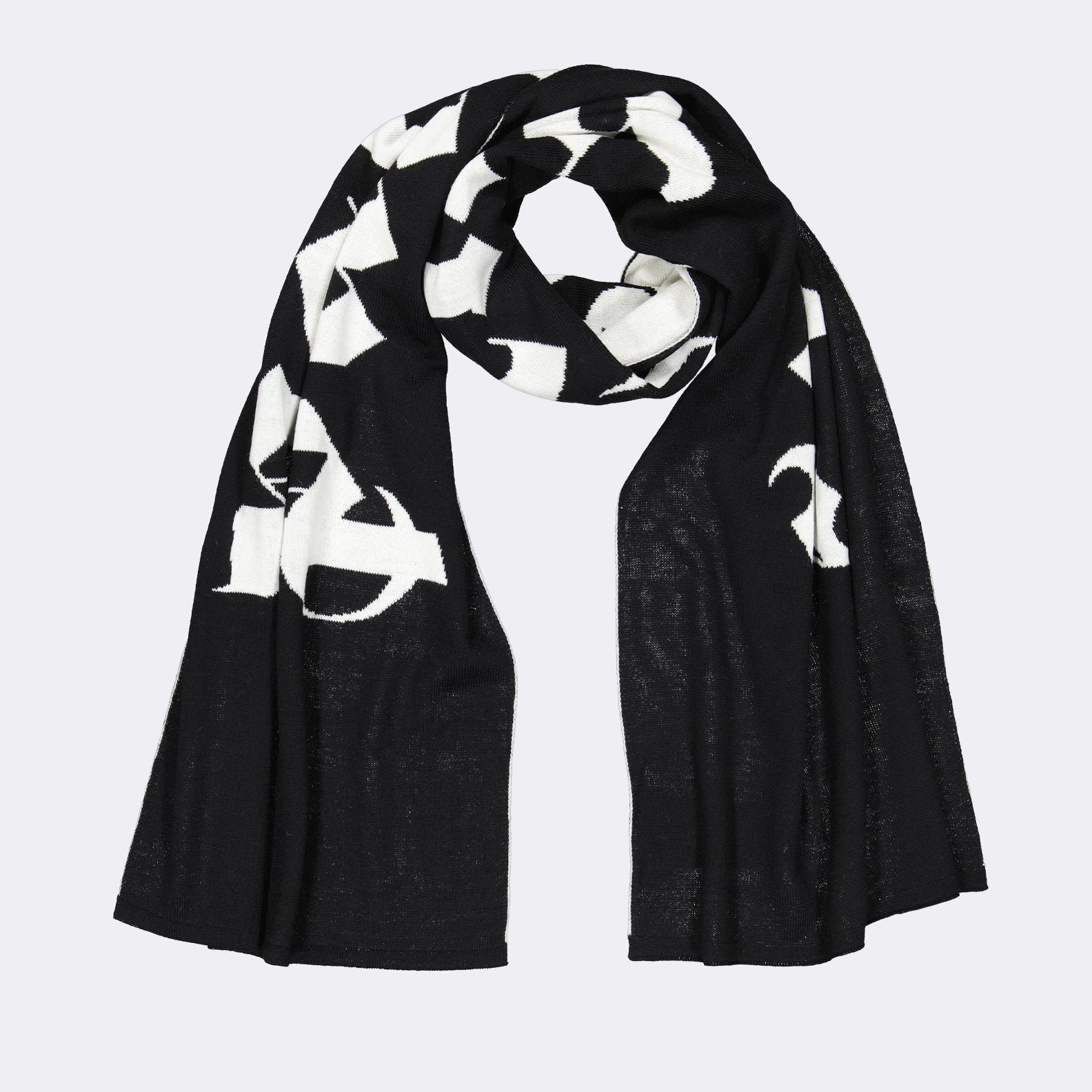 Écharpes, foulards et gants Écharpe à logo Palm Angels Noir Femme