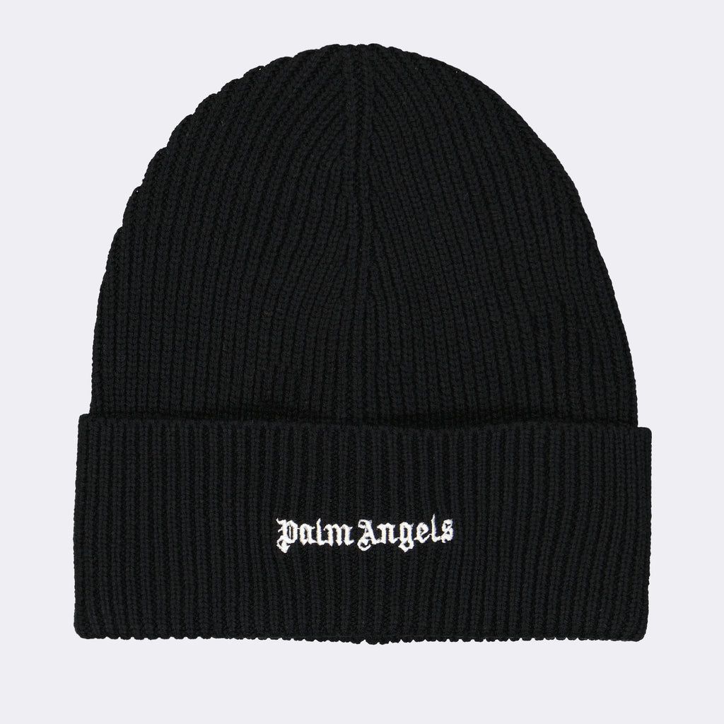 Hats, caps and beanies Logo beanie Palm Angels Black Man
