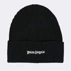 Hats, caps and beanies Logo beanie Palm Angels Black Man
