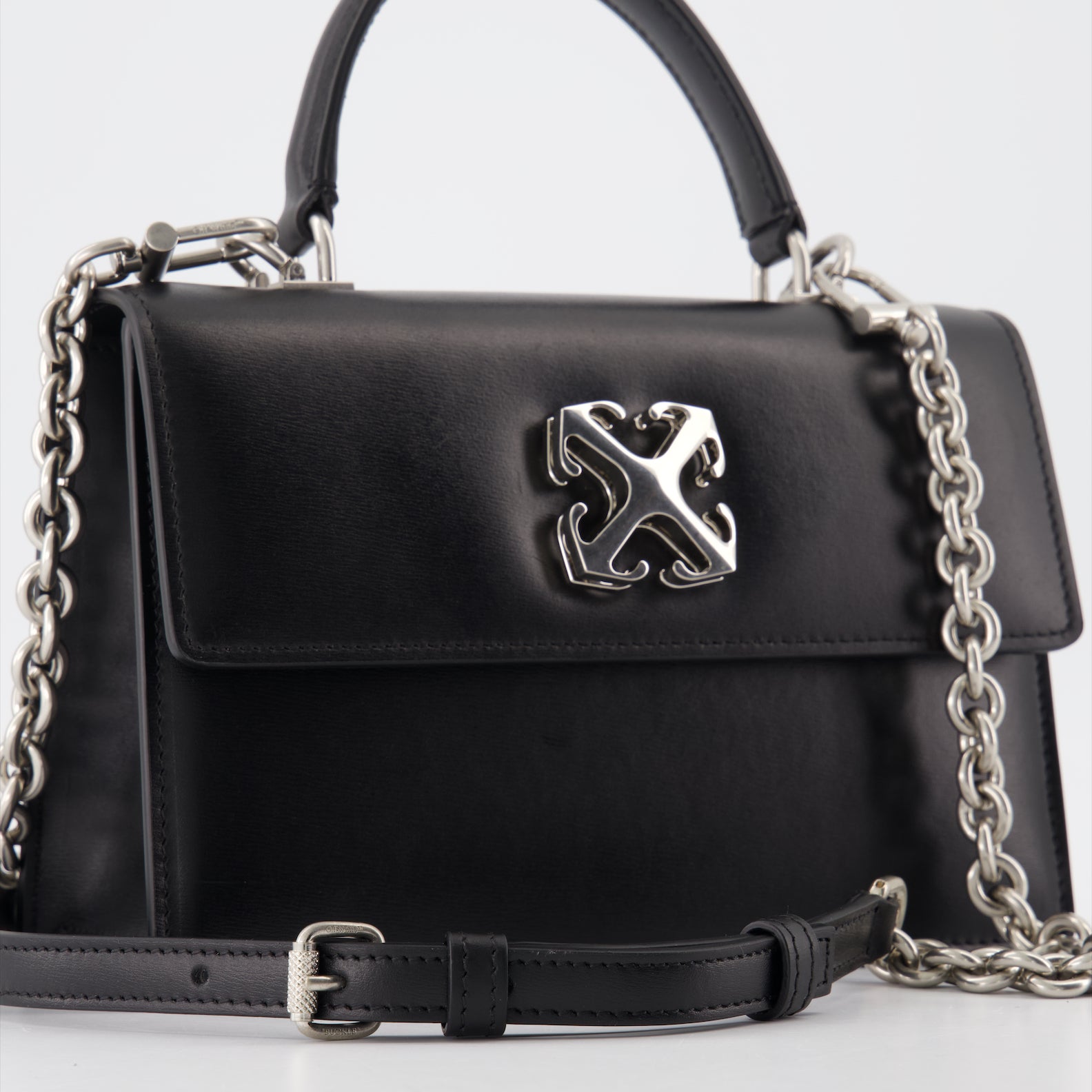 Sacs à main et épaule Sac Jitney 1.4 Off-White Noir Femme