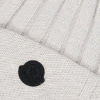 Hats, caps and beanies Logo beanie Moncler White Man