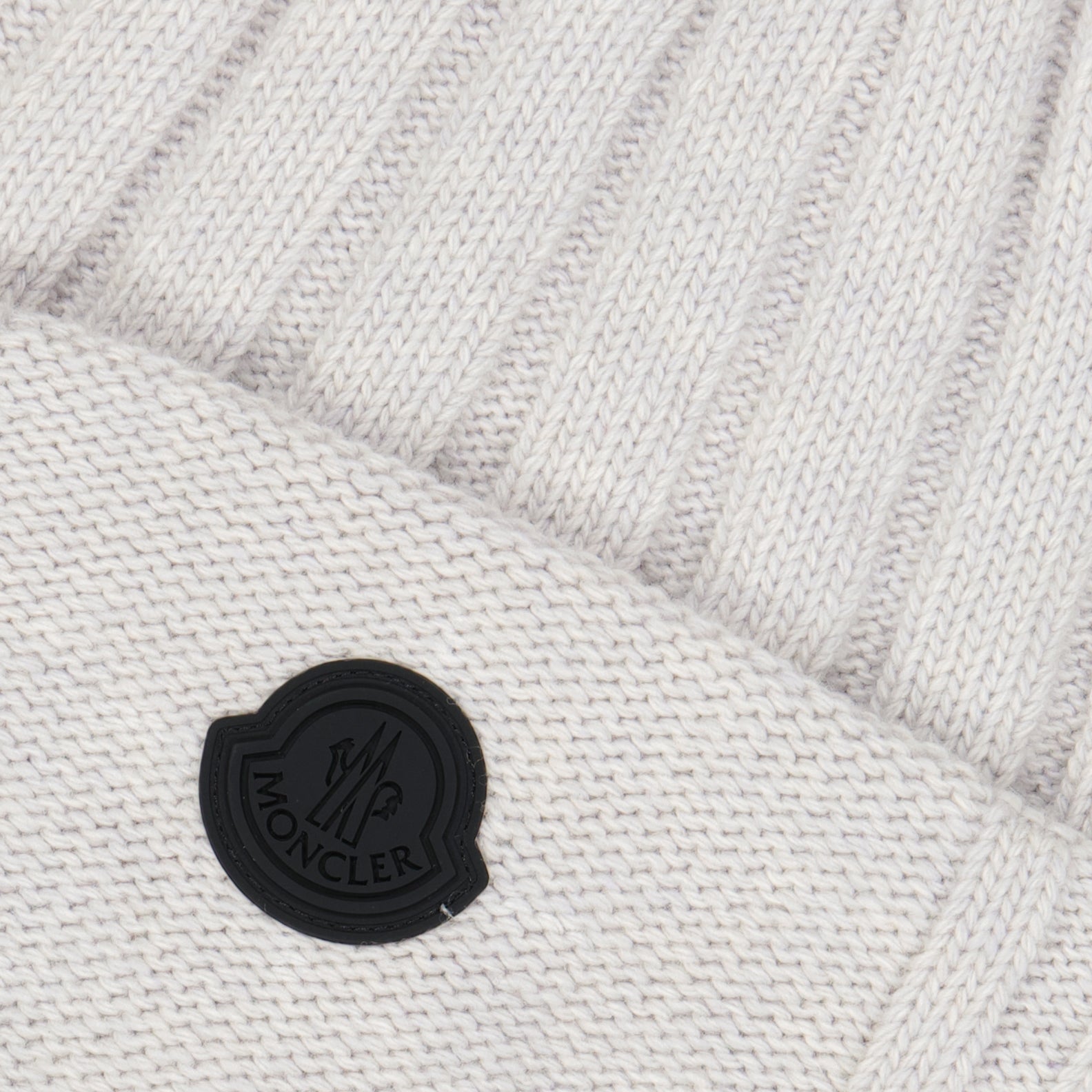 Hats, caps and beanies Logo beanie Moncler White Man