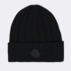 Hats, caps and beanies Logo beanie Moncler Black Man