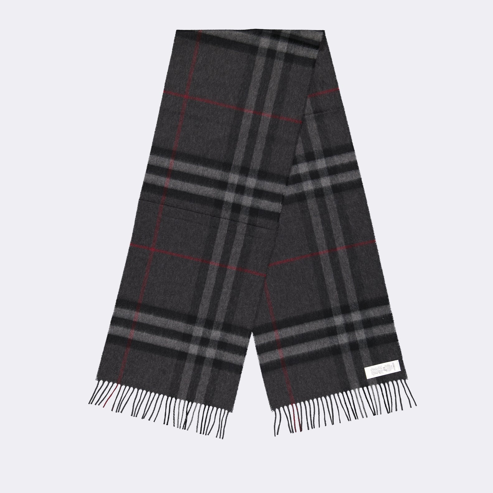 Écharpes, foulards et gants Écharpe en cachemire Burberry Gris Unisexe