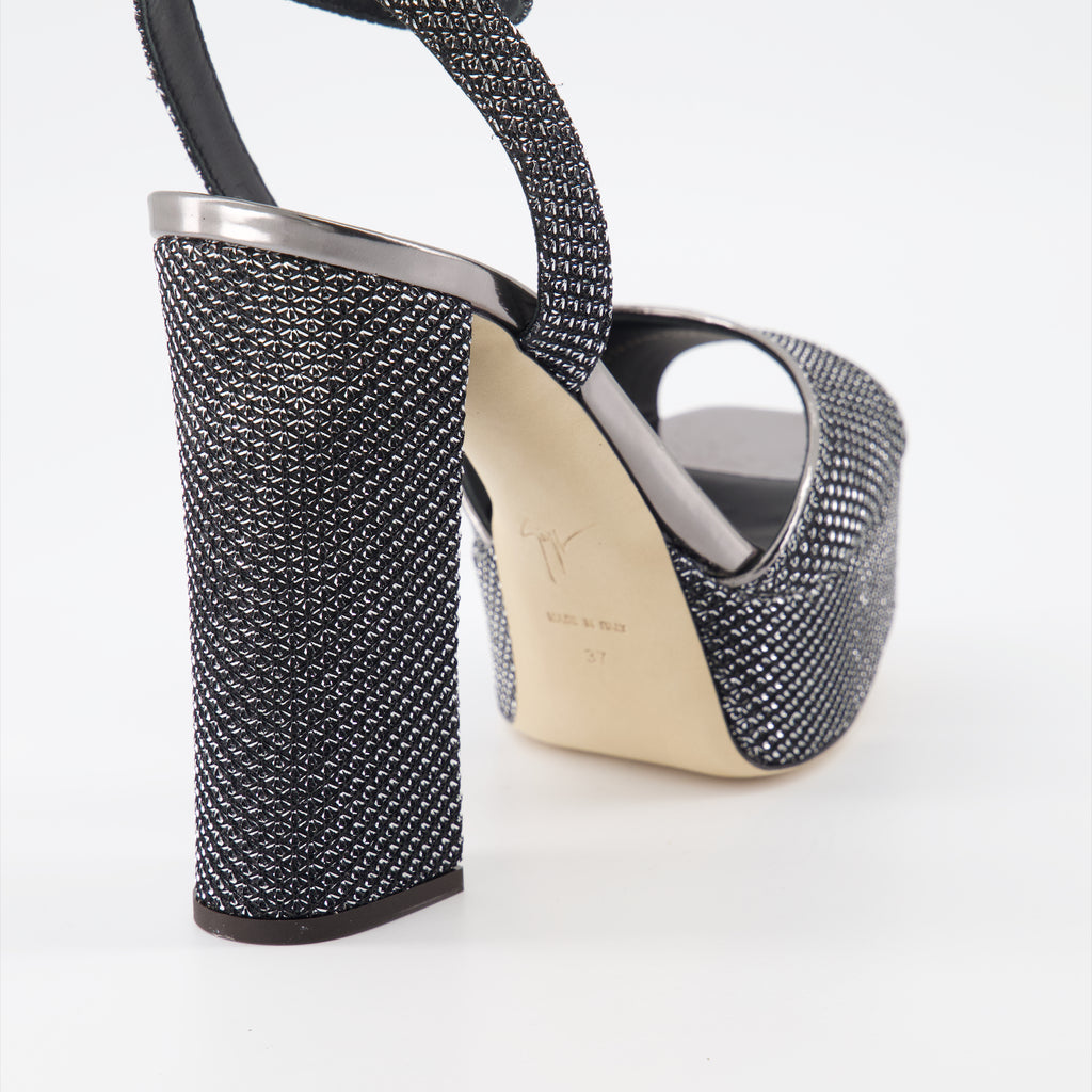 Compensées et plateformes Escarpins New Betty Giuseppe Zanotti Argenté Femme