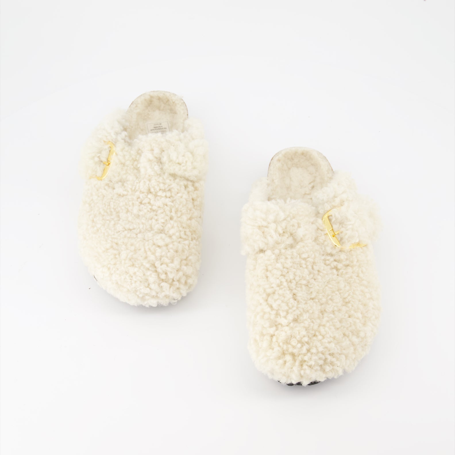 Offene schuhe Boston Mules Birkenstock Beige Femme