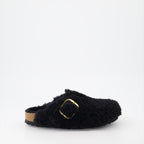 Chaussures ouvertes Mules Boston Birkenstock Noir Femme