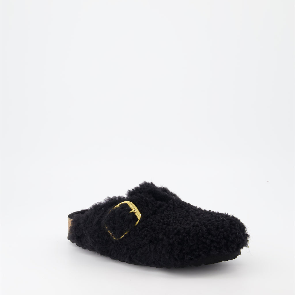 Chaussures ouvertes Mules Boston Birkenstock Noir Femme