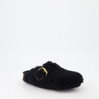 Chaussures ouvertes Mules Boston Birkenstock Noir Femme