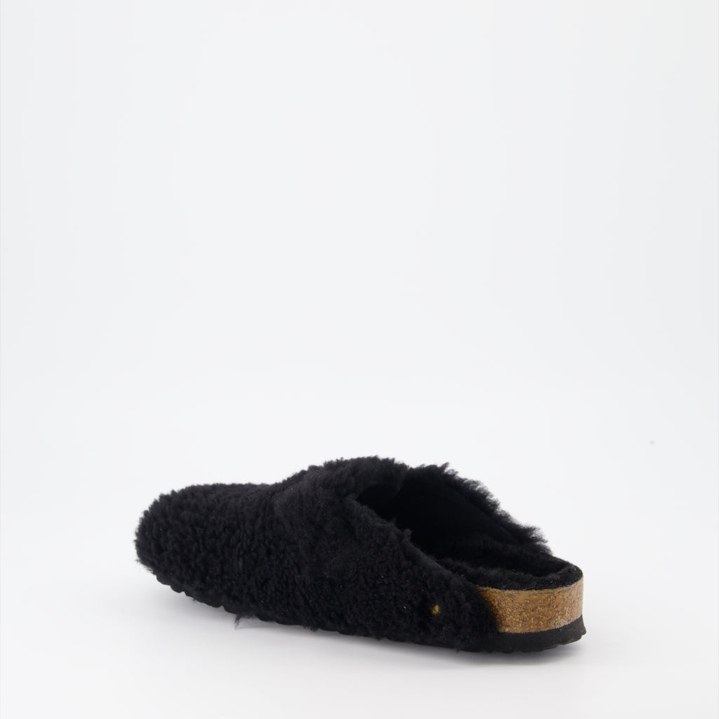Chaussures ouvertes Mules Boston Birkenstock Noir Femme