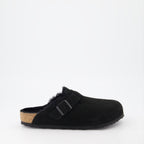 Chaussures ouvertes Mules Boston Birkenstock Noir Homme