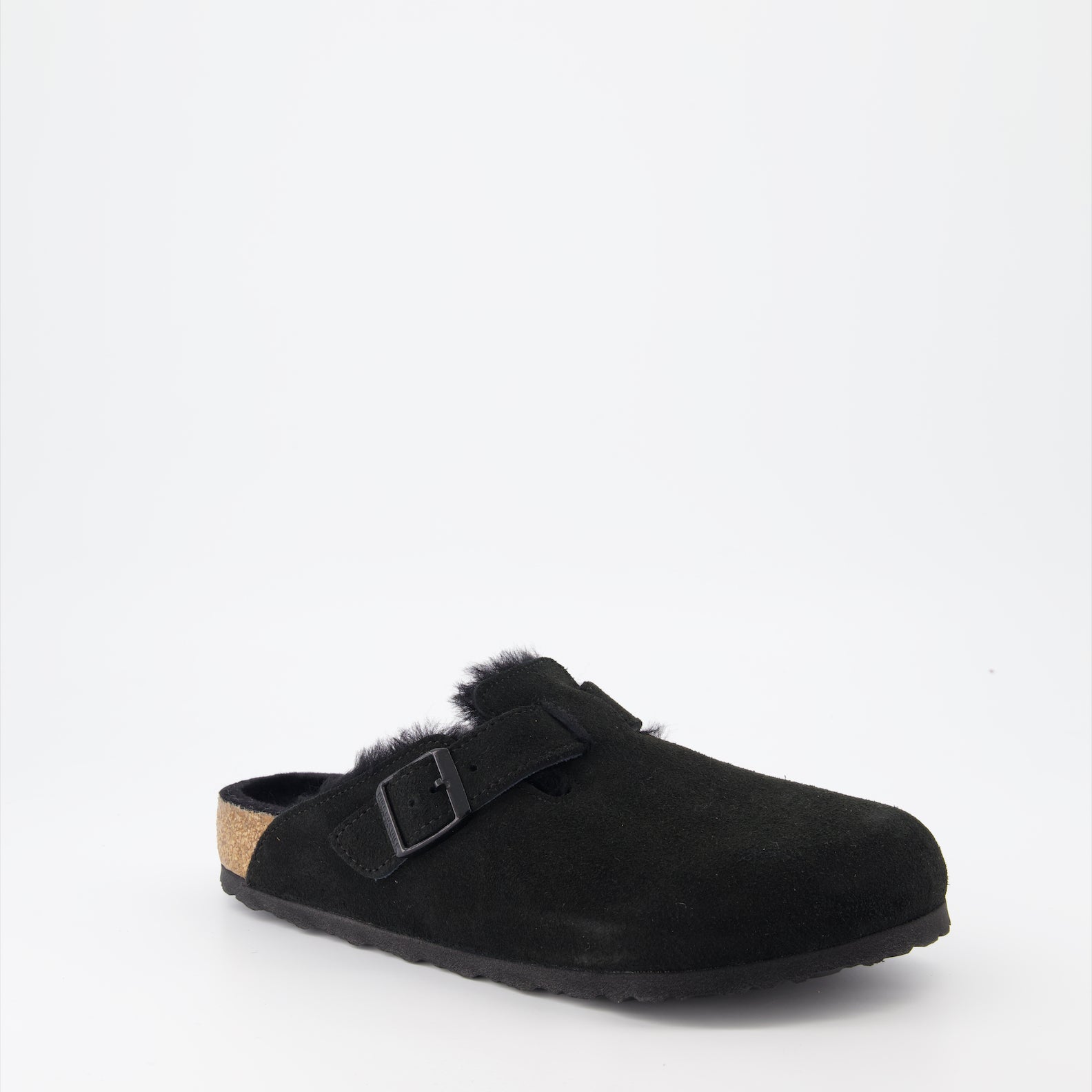 Chaussures ouvertes Mules Boston Birkenstock Noir Homme