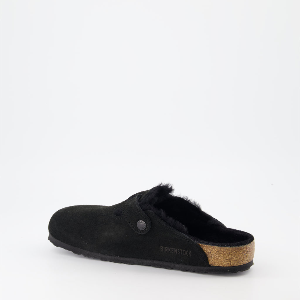 Chaussures ouvertes Mules Boston Birkenstock Noir Homme