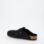 Chaussures ouvertes Mules Boston Birkenstock Noir Homme