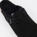 Chaussures ouvertes Mules Boston Birkenstock Noir Homme