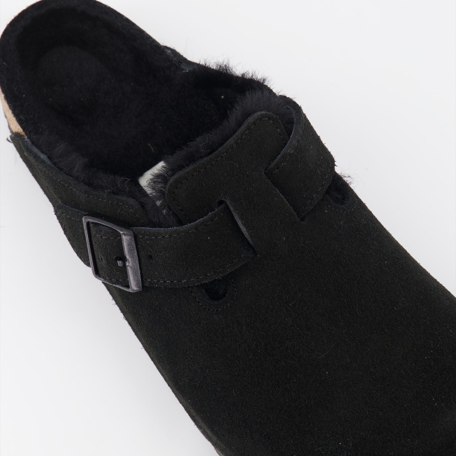 Chaussures ouvertes Mules Boston Birkenstock Noir Homme