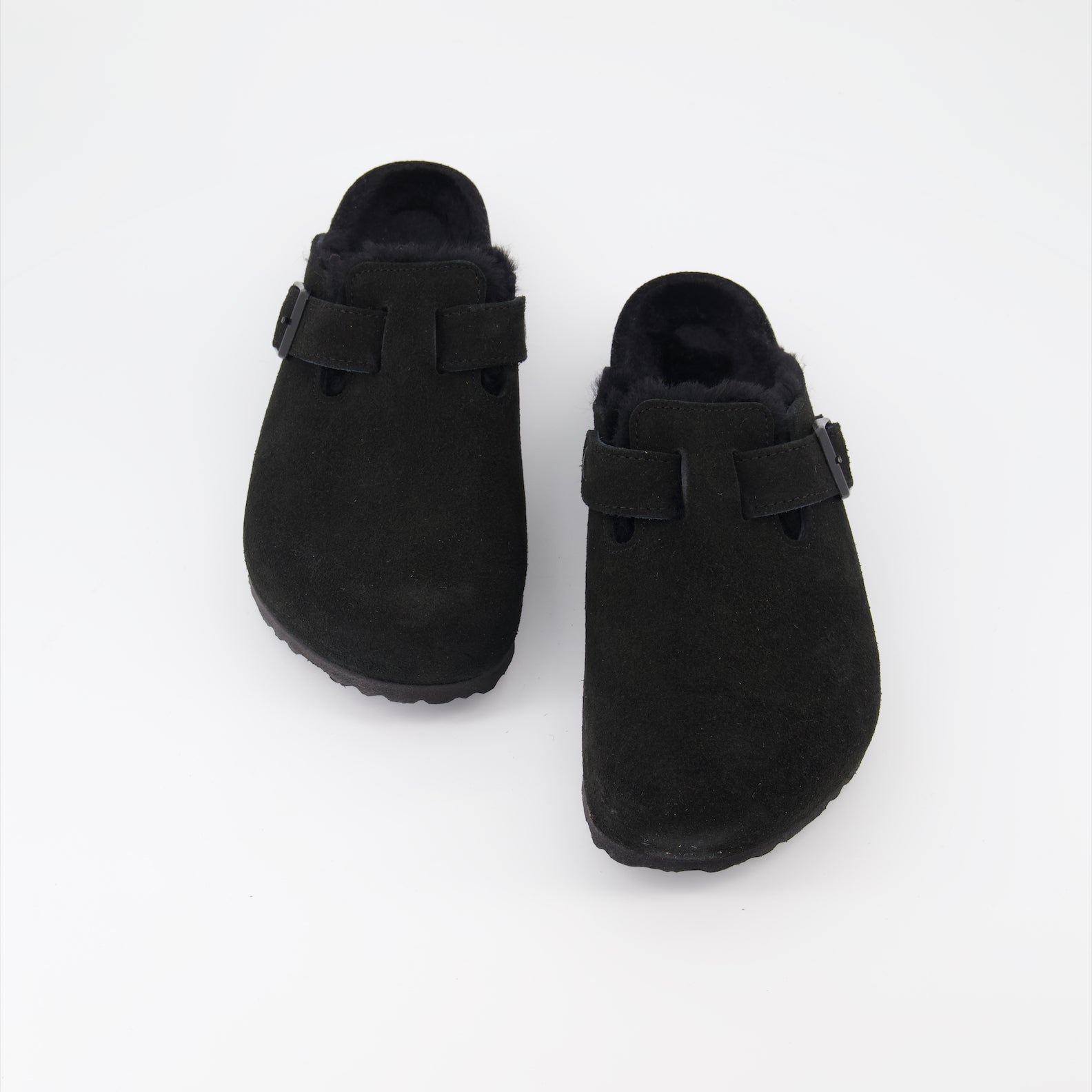 Chaussures ouvertes Mules Boston Birkenstock Noir Homme