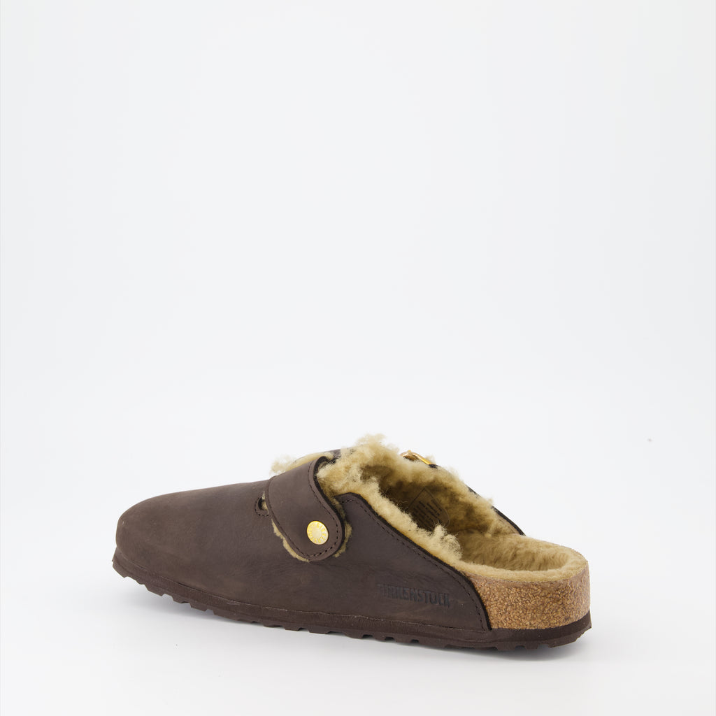 Chaussures ouvertes Mules Boston Bold Birkenstock Marron Homme
