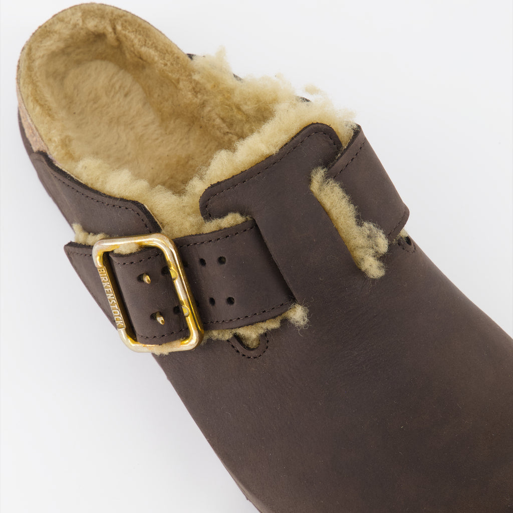 Chaussures ouvertes Mules Boston Bold Birkenstock Marron Homme