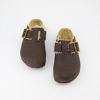 Chaussures ouvertes Mules Boston Bold Birkenstock Marron Homme