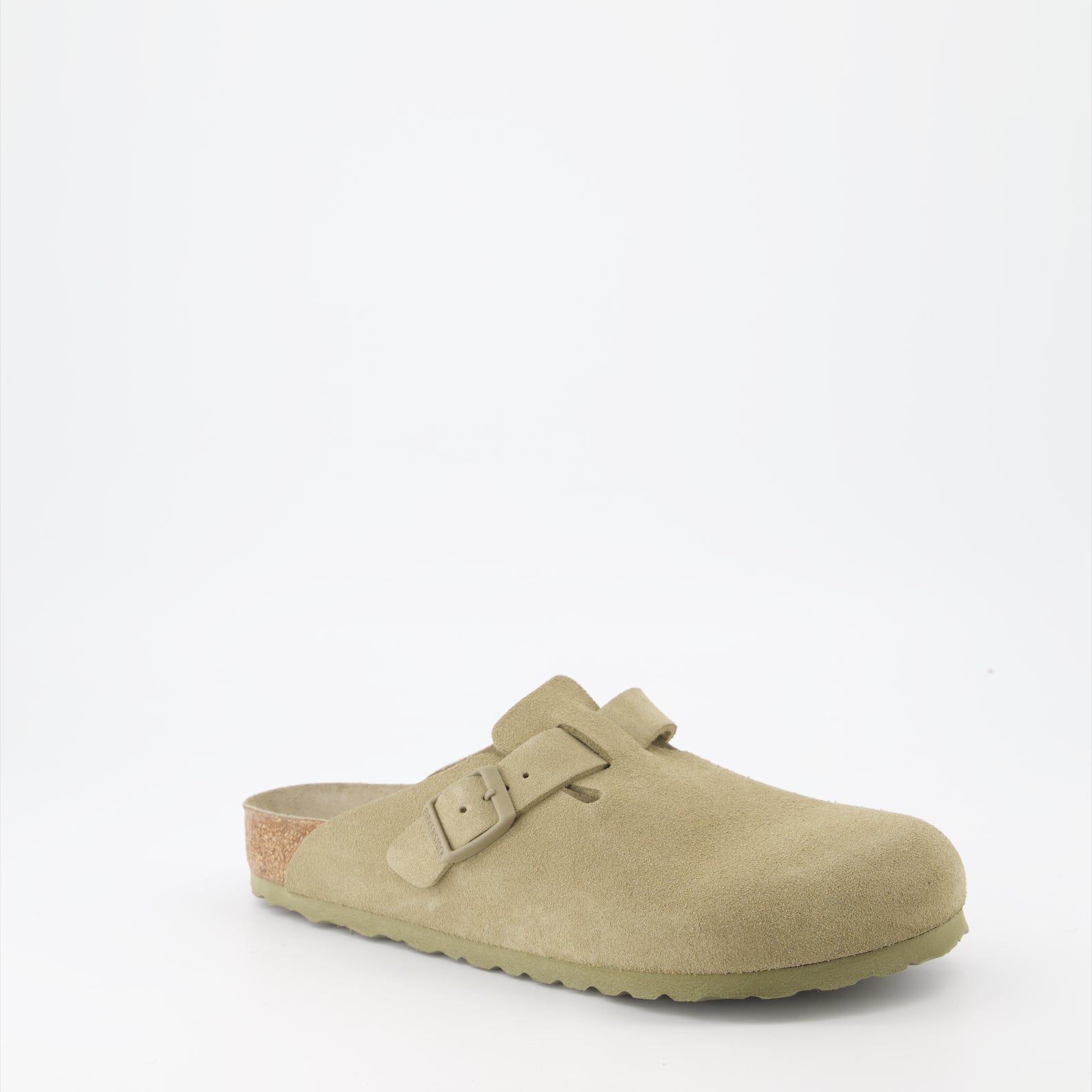 Chaussures ouvertes Mules Boston Birkenstock Kaki Homme