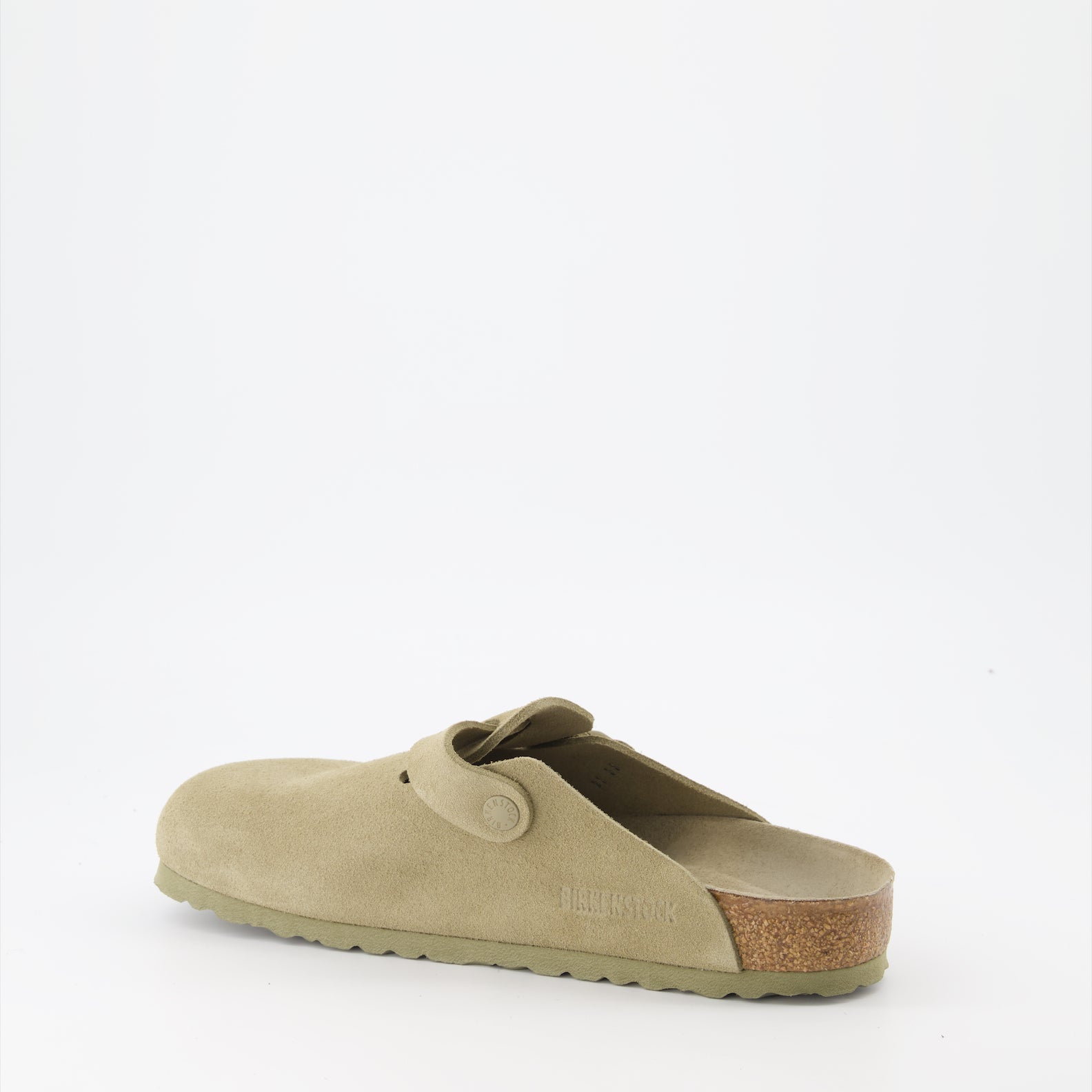 Chaussures ouvertes Mules Boston Birkenstock Kaki Homme