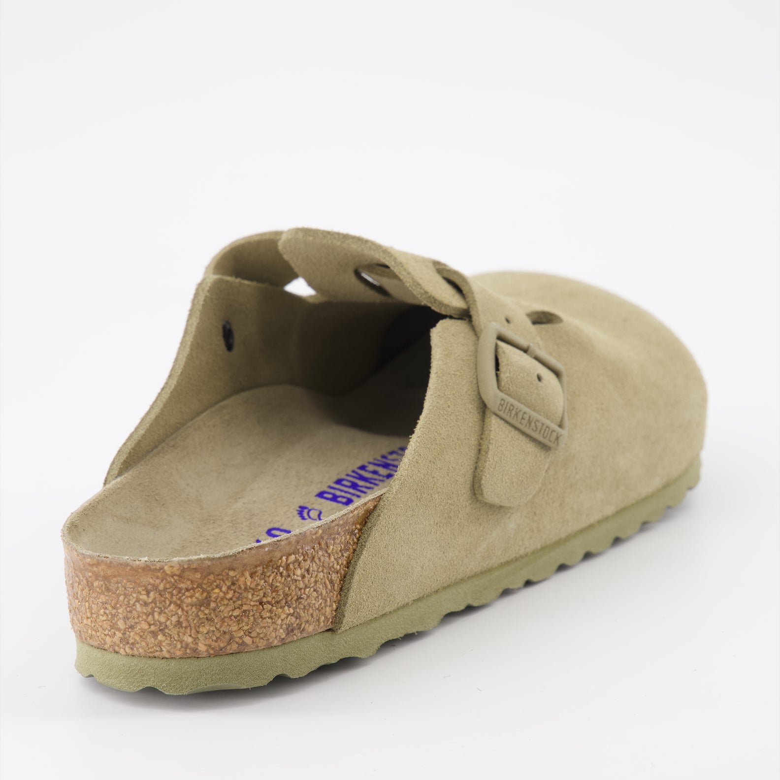 Chaussures ouvertes Mules Boston Birkenstock Kaki Homme