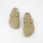 Offene schuhe Mules Boston Birkenstock Khaki Homme