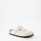 Chaussures ouvertes Mules Boston Birkenstock Beige Femme