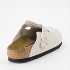 Chaussures ouvertes Mules Boston Birkenstock Beige Femme