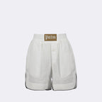 ショートパンツ リネンショーツ Palm Angels 白 女性