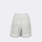 ショートパンツ リネンショーツ Palm Angels 白 女性