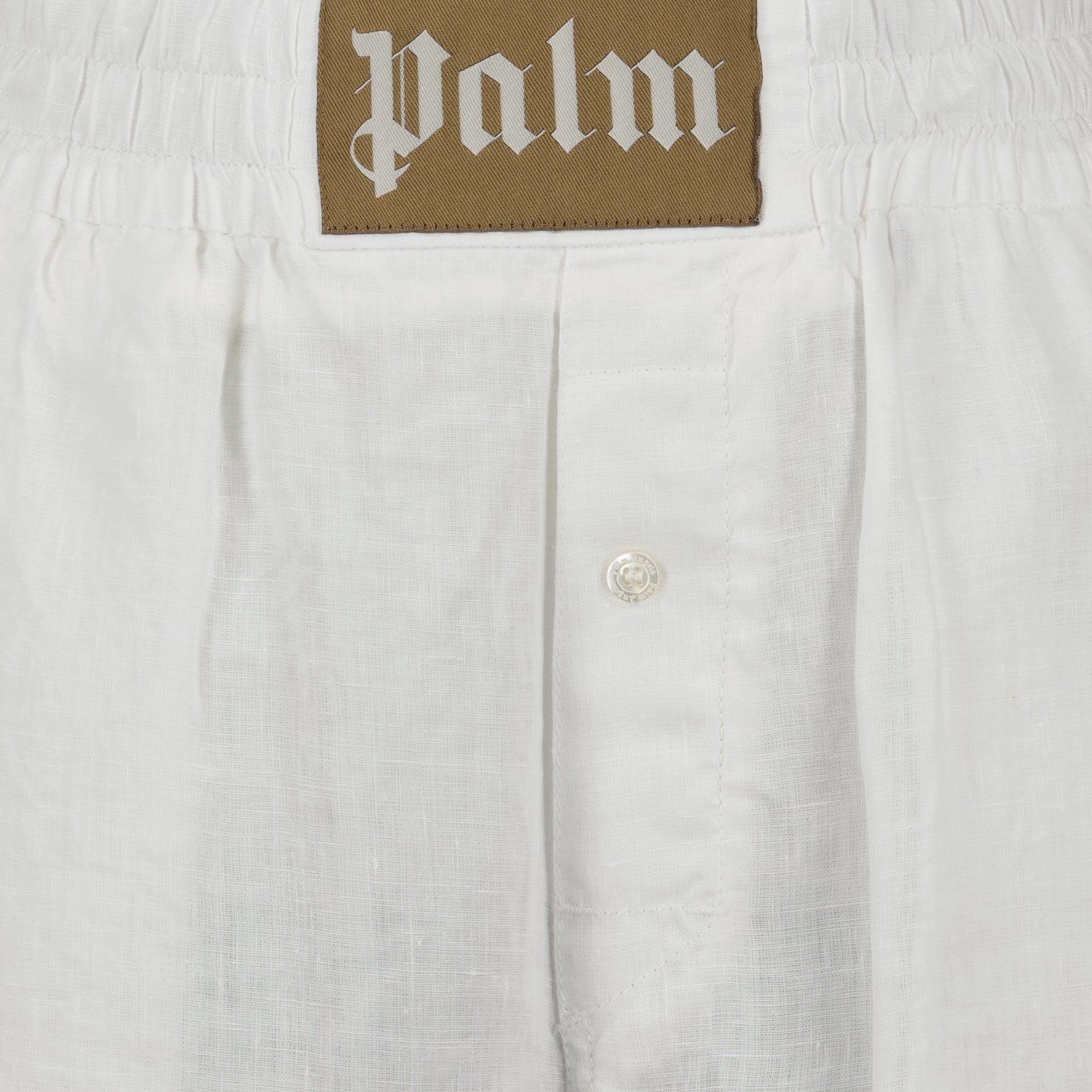 ショートパンツ リネンショーツ Palm Angels 白 女性
