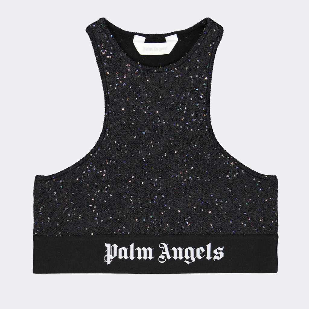 Tops Brassière de sport Palm Angels Noir Femme