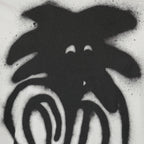 T-shirt T-shirt Spray Jimmy Palm Angels Bianco Homme