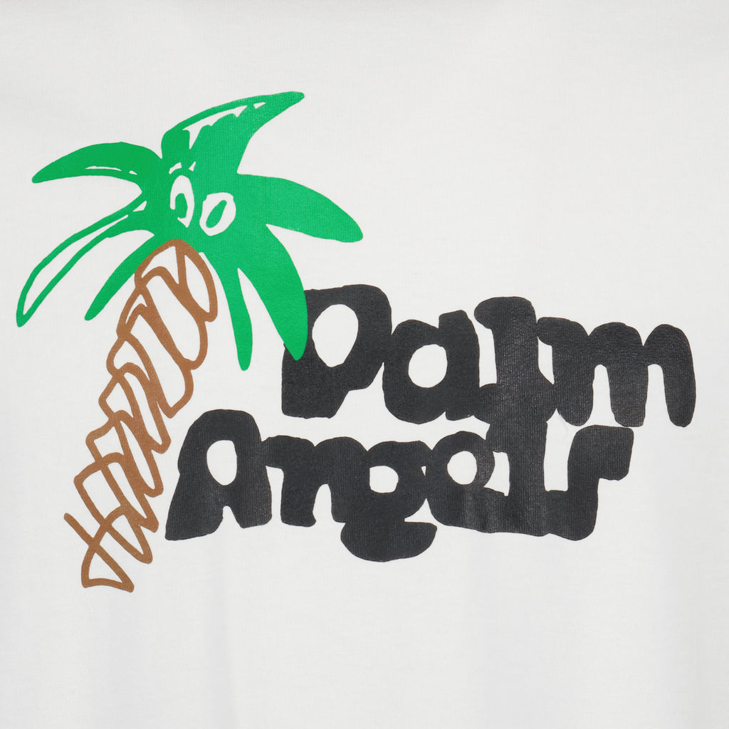 티셔츠 T-shirt Sktetchy Palm Angels 하얀색 Homme