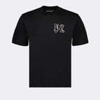 Tシャツ パーム エンジェル モノグラム T シャツ Palm Angels 黒 男