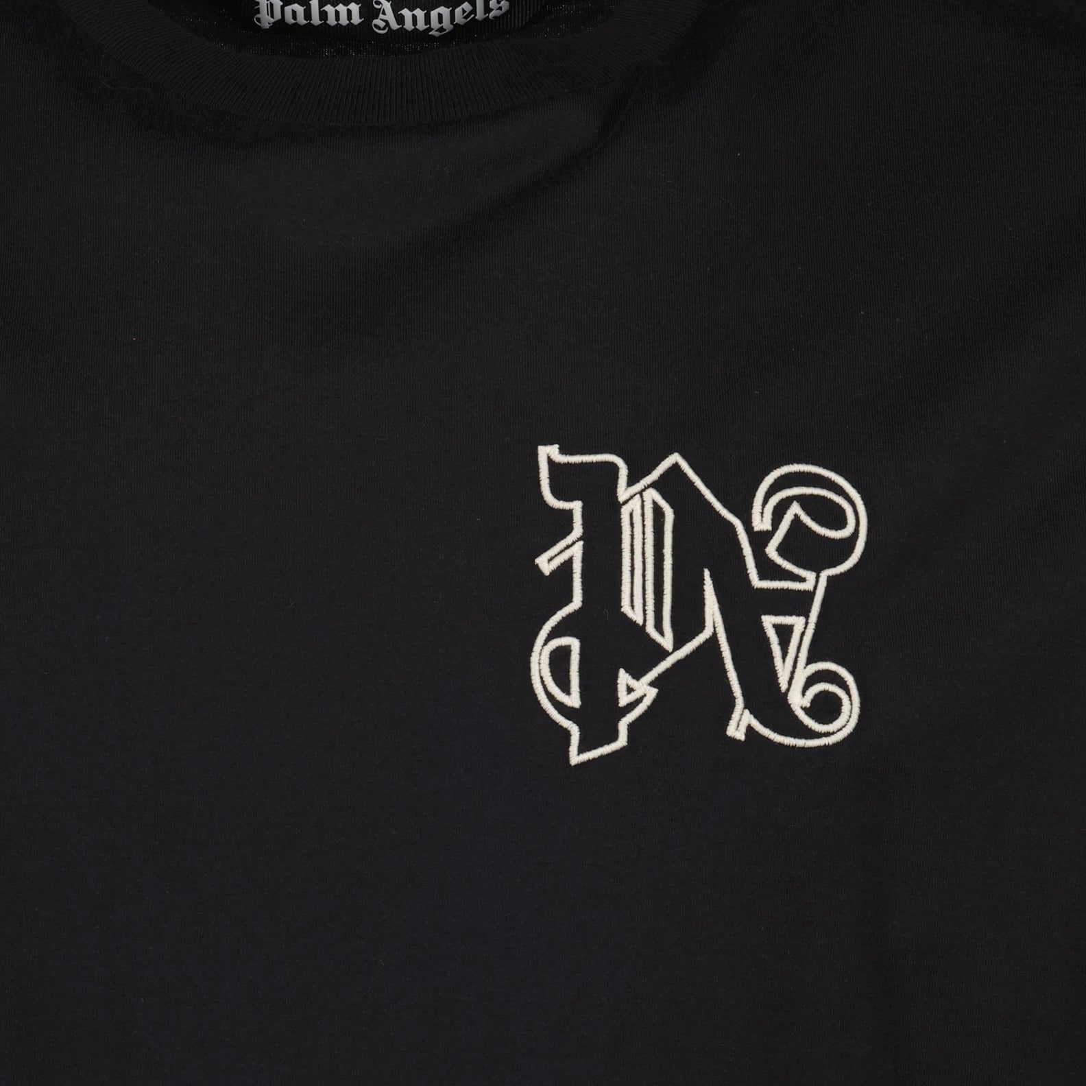 Tシャツ パーム エンジェル モノグラム T シャツ Palm Angels 黒 男