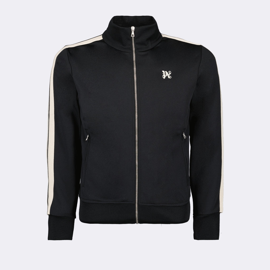 Jacken Veste PA monogram Palm Angels Schwarz Homme