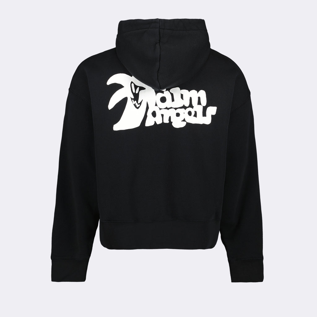 Sweatshirts Hunter zipped sweatshirt Palm Angels Black Man