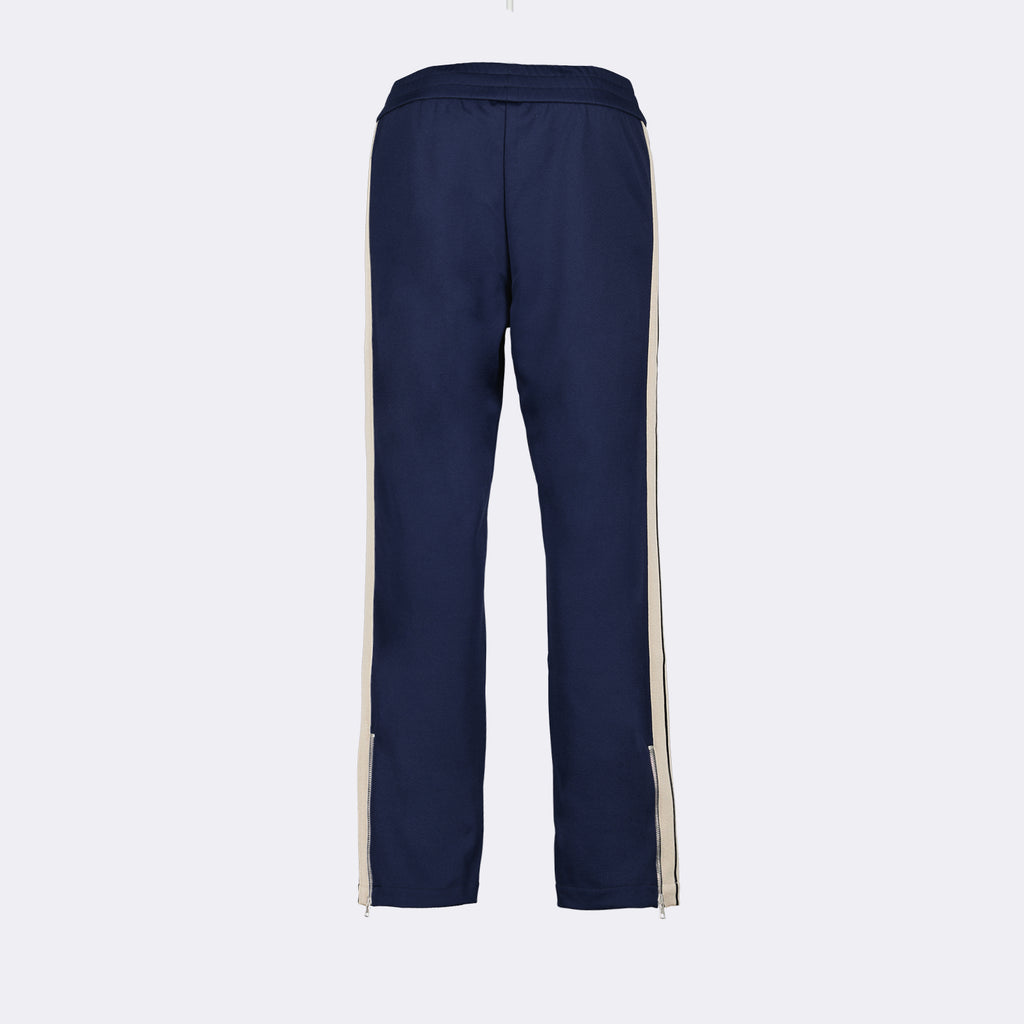 Hosen Pantalon jogging PA monogram Palm Angels Blau Homme