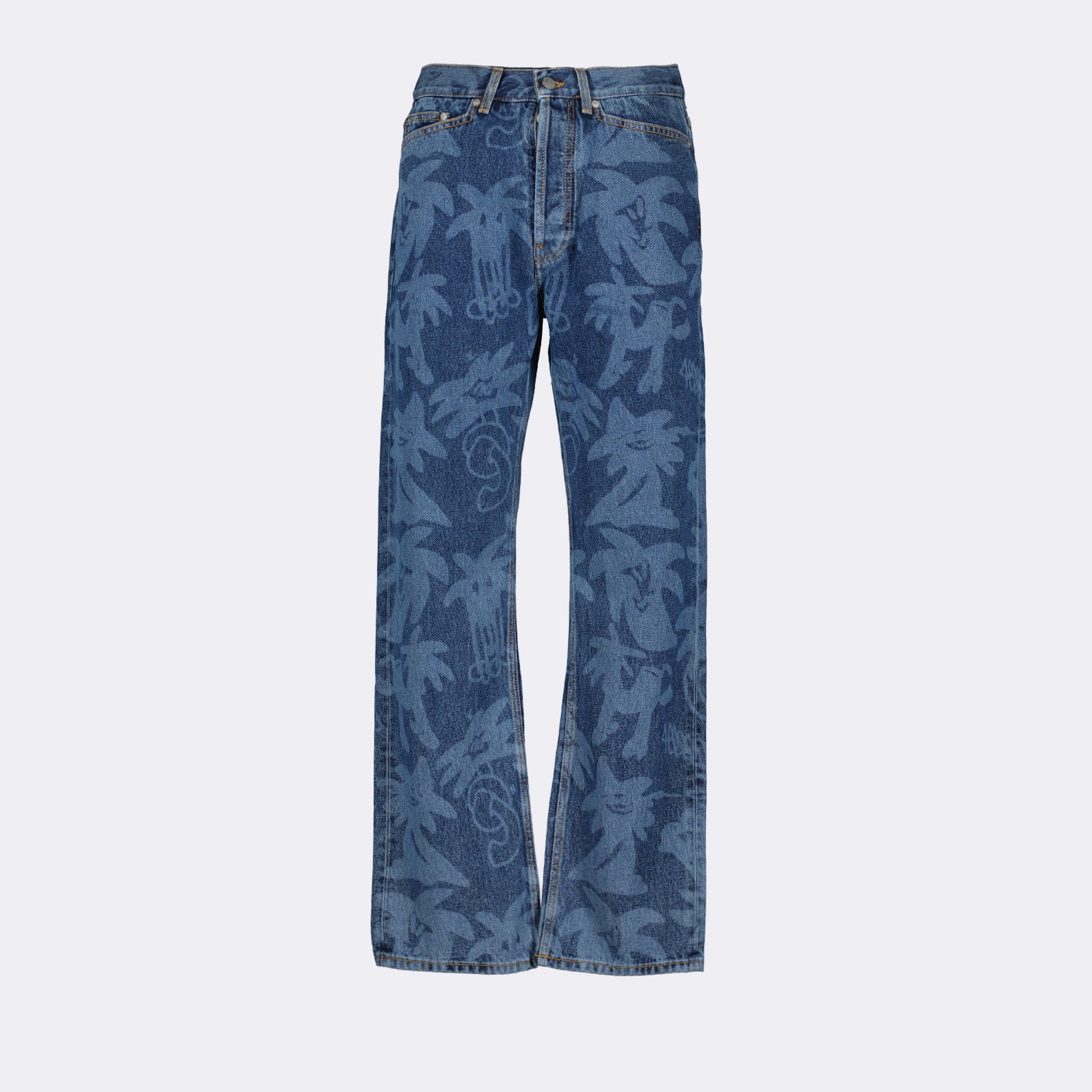 Pantalons Jean Palmity Palm Angels Bleu Homme