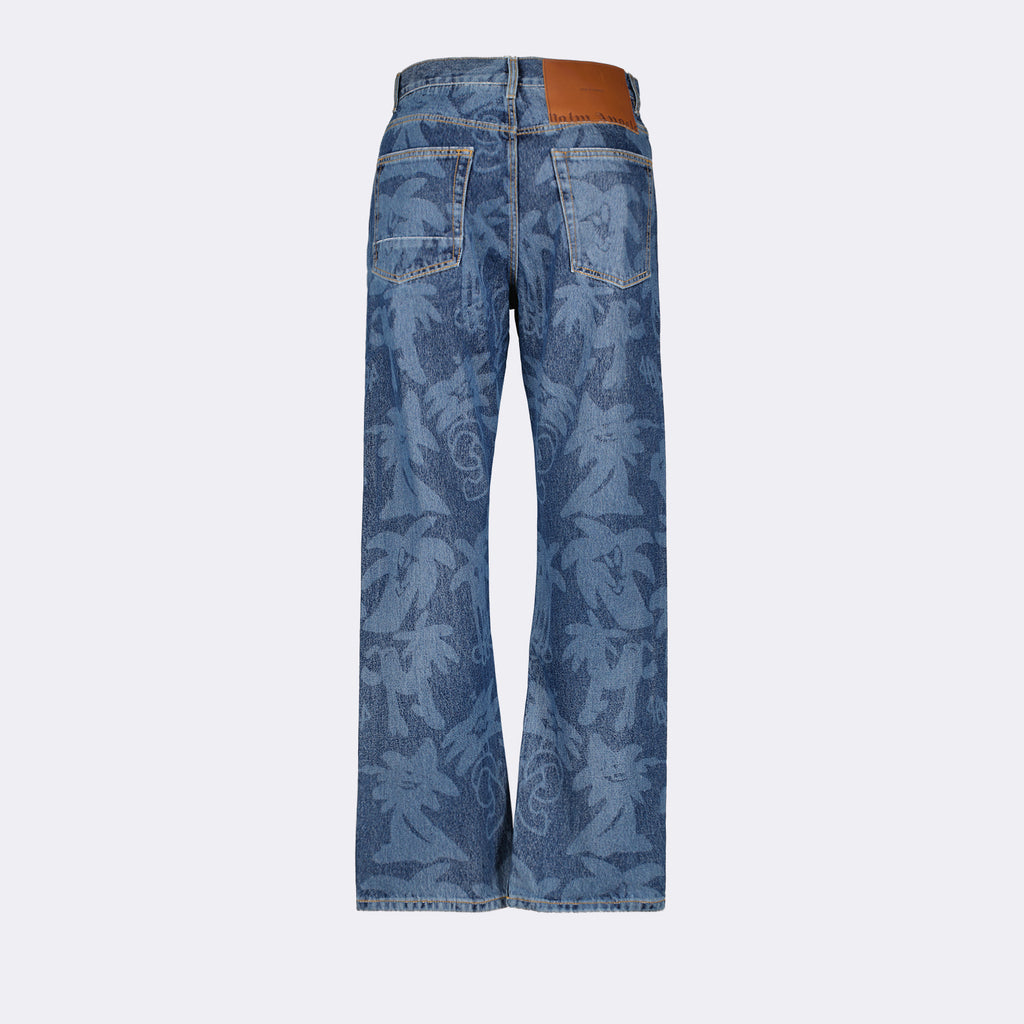 Pantalons Jean Palmity Palm Angels Bleu Homme