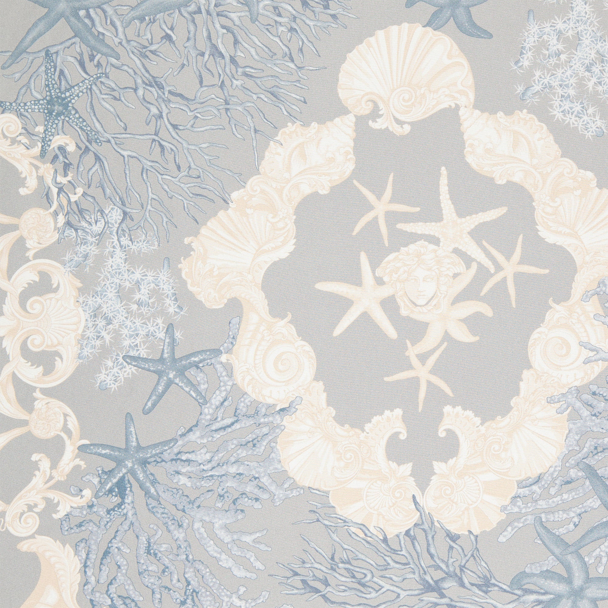 Écharpes, foulards et gants Foulard Barocco Sea Versace Bleu Femme