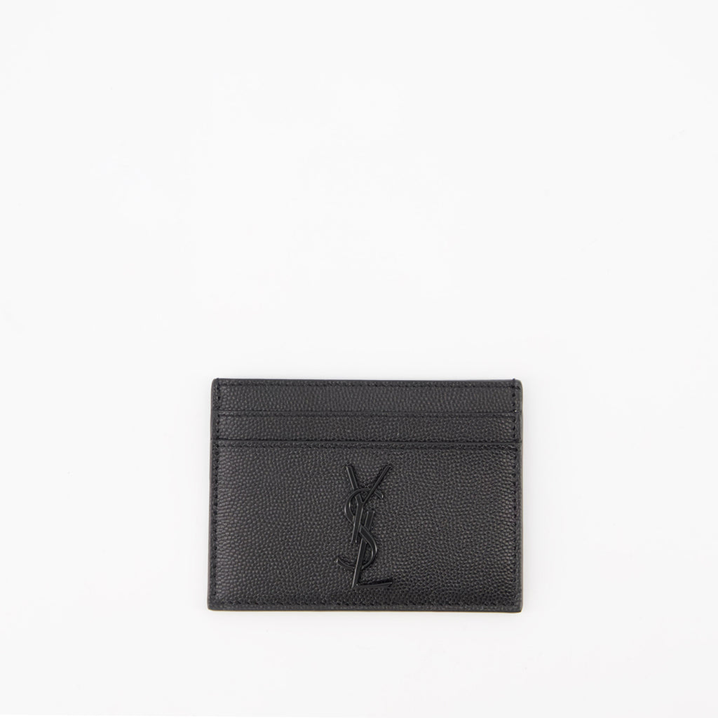 Petite maroquinerie Porte-cartes Cassandre Saint Laurent Noir Homme